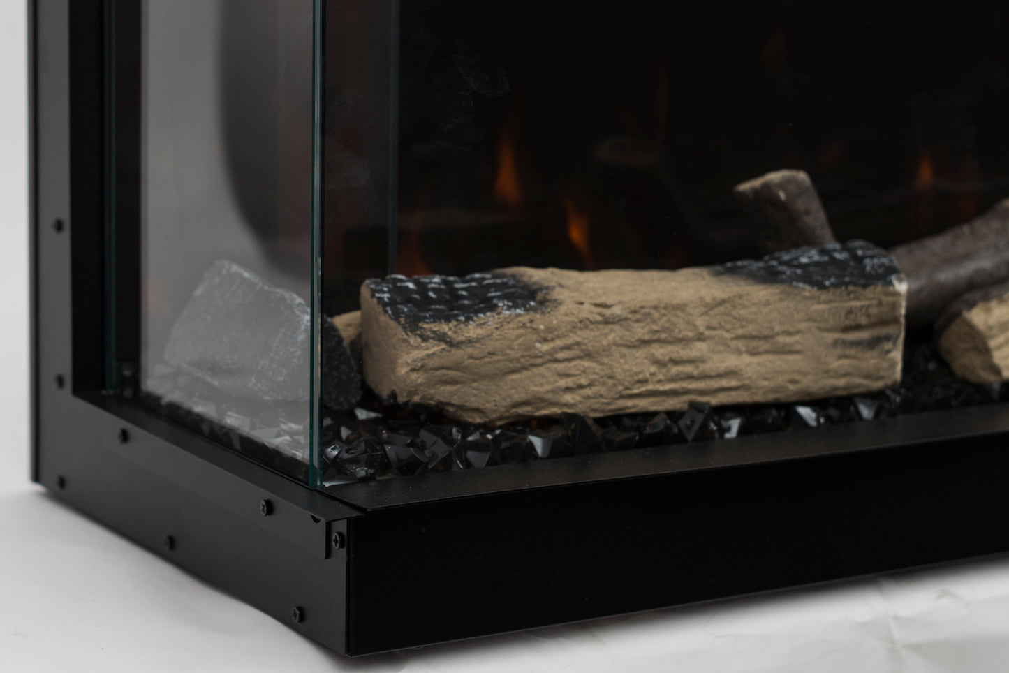 50" Three Sided Viewing extra deep Built-in Recessed / Wall mounted Heater Electric Fireplace