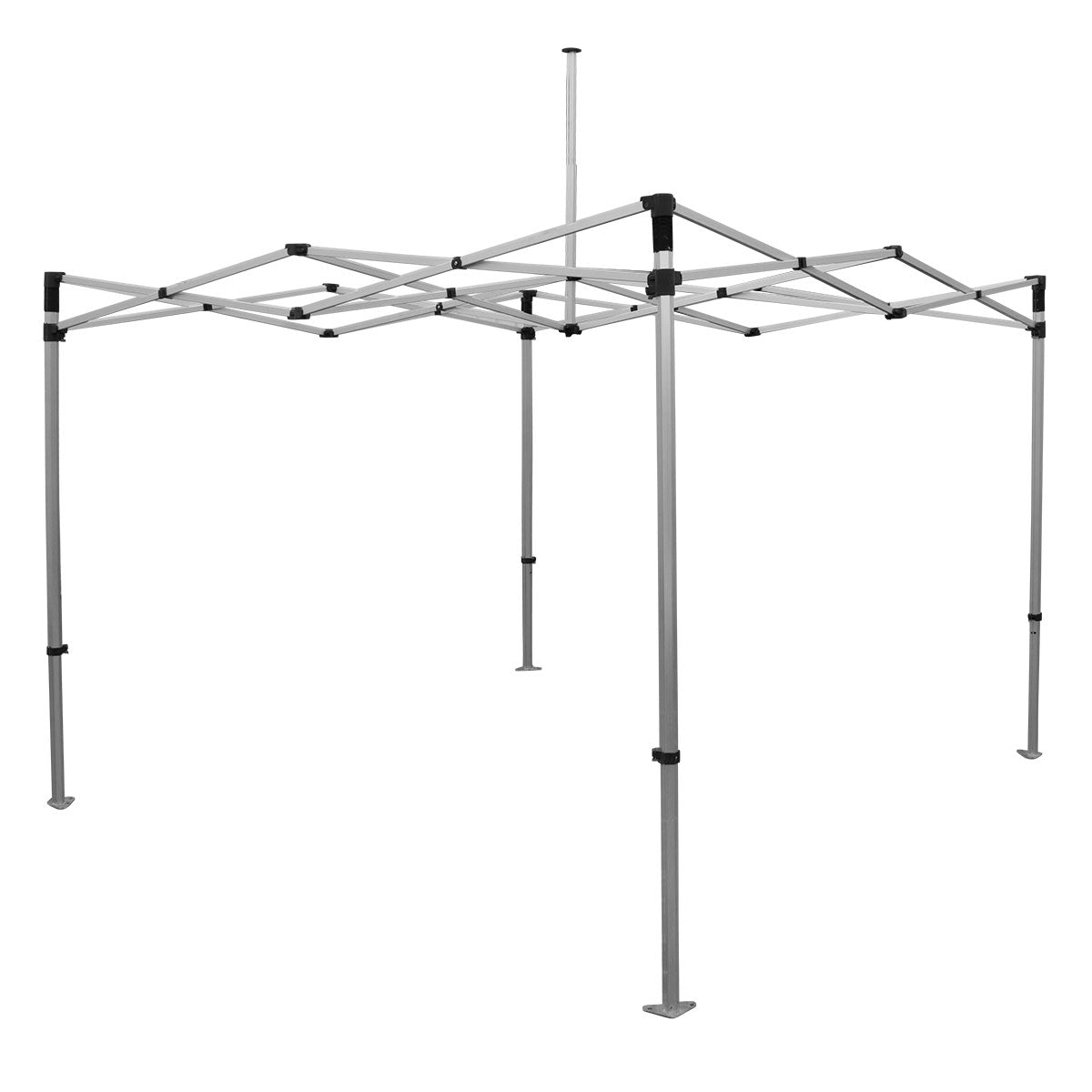 High-end 3X3m Aluminum Folding HEX 30 Gazebo Marquee Pop Up Outdoor Canopy White