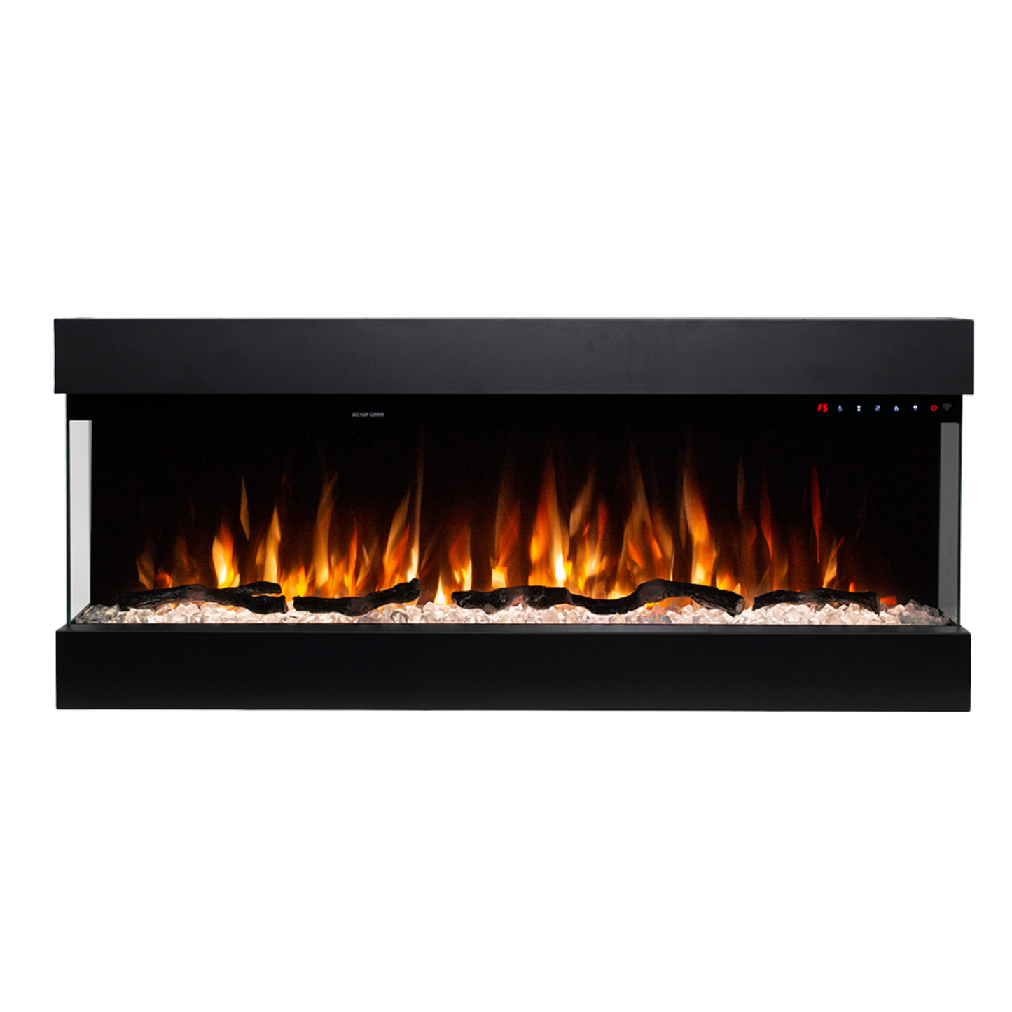 Lucia 43 inch 3 Sided Wall Mounted and Recessed/ Insert Electric Fireplace Heater