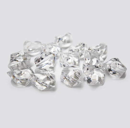Electric Fireplace Crystal Crystals Clear Finish
