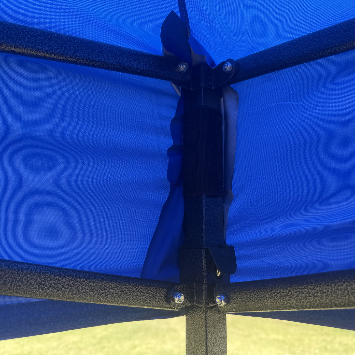 3X4.5M Folding Gazebo Hammertone finish frame Marquee Pop Up Outdoor Shade Canopy Blue