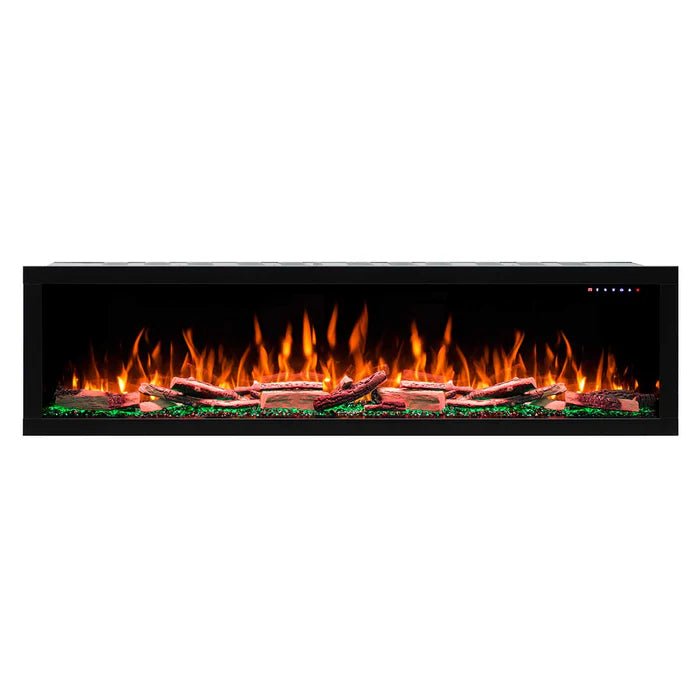 Avalon 72" Extra Deep Built-in Recessed Electric Fireplace