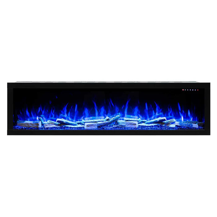 Avalon 72" Extra Deep Built-in Recessed Electric Fireplace