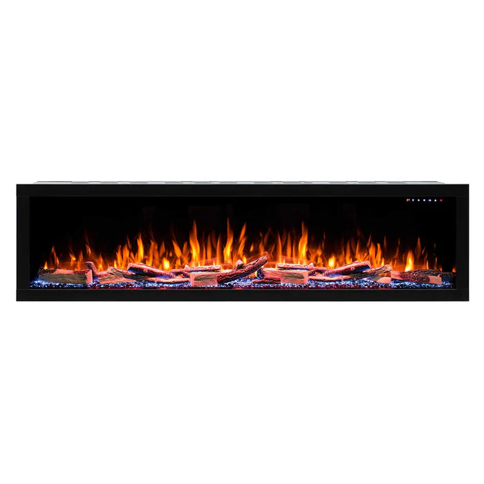 Avalon 72" Extra Deep Built-in Recessed Electric Fireplace