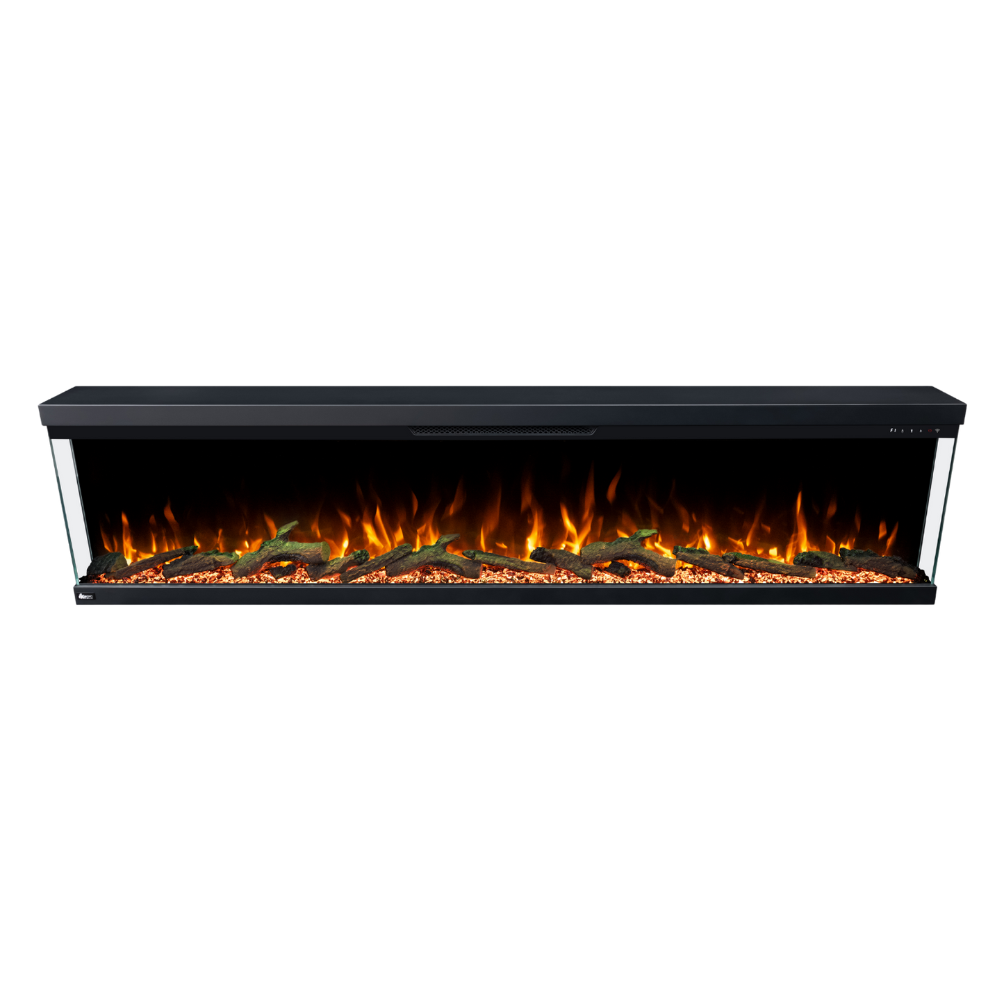 Longford 100" Three Sided Viewing Built-in Recessed / Wall mounted Heater Electric Fireplace