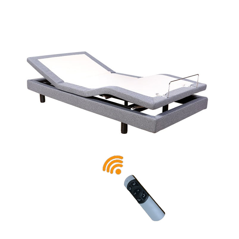 Electric Adjustable Bed Base Grey Single 210