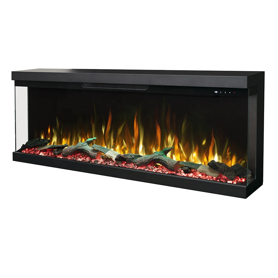 Longford 50" Three Sided Viewing Built-in Recessed / Wall mounted Heater Electric Fireplace