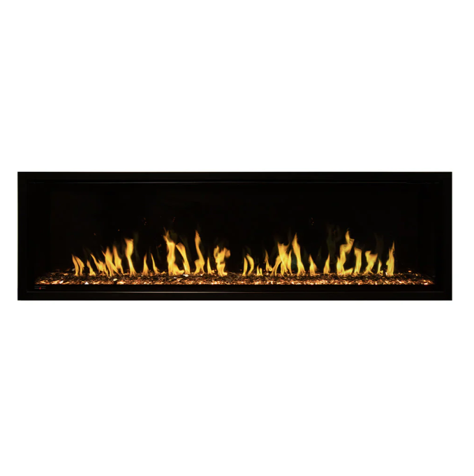 Lumi 72" Narrow Trim Seamless Built-in/Recessed & Wall-Mounted Electric Fireplace Heater WIFI Bluetooth Speaker