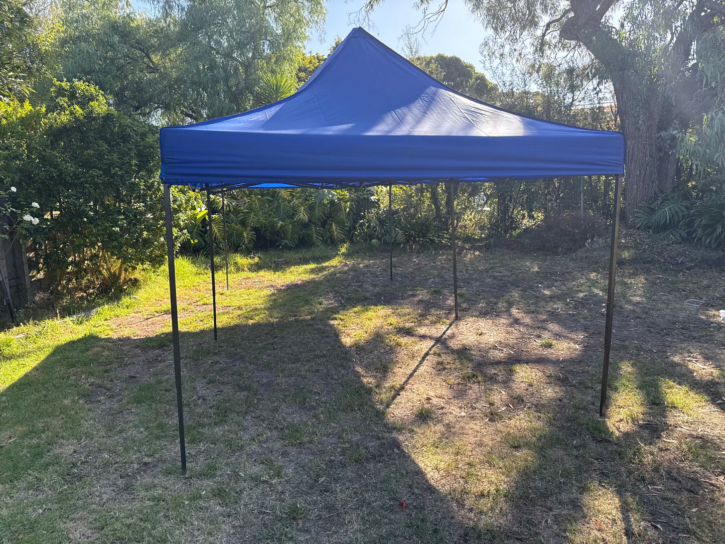 3X6M Pop Up Gazebo Hammerstone Finish Folding Shade Canopy Marquee Blue