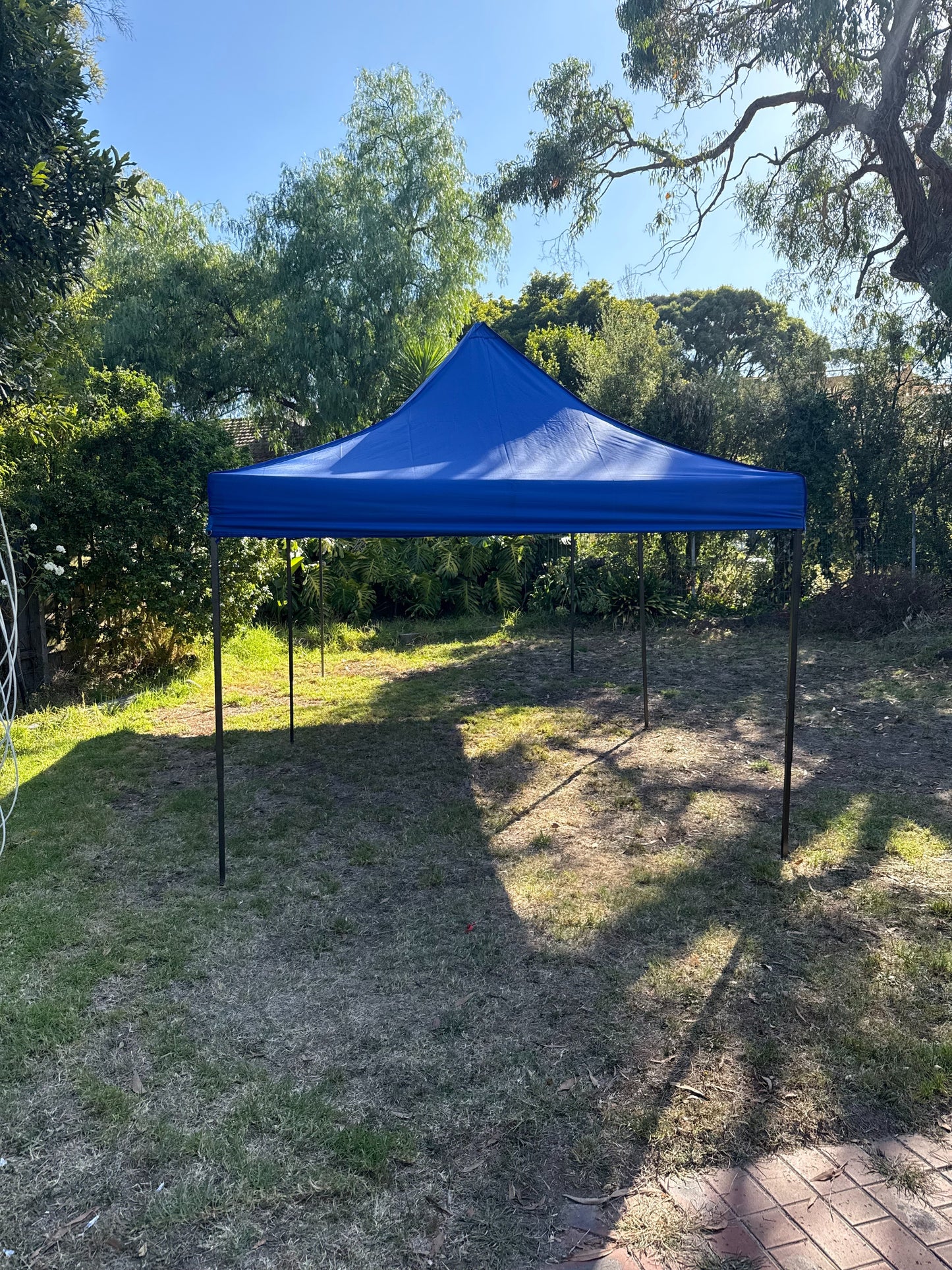 3X6M Pop Up Gazebo Hammerstone Finish Folding Shade Canopy Marquee Blue