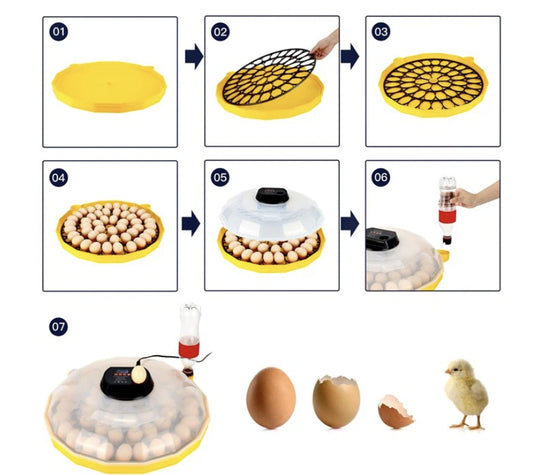 JANOEL Automatic Egg Incubator 48 egg