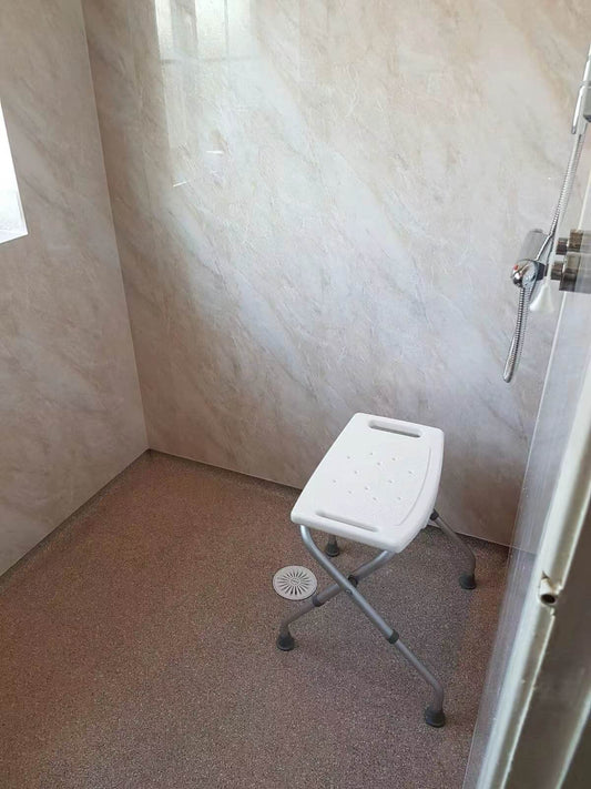 Tongue and Groove Interlocking Hollow PVC Panels-1000mm Width Beige Marble Gloss