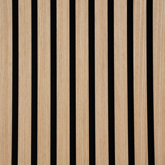 Premium Wooden Slat Acoustic Wall Panels Oak 2700x600mm