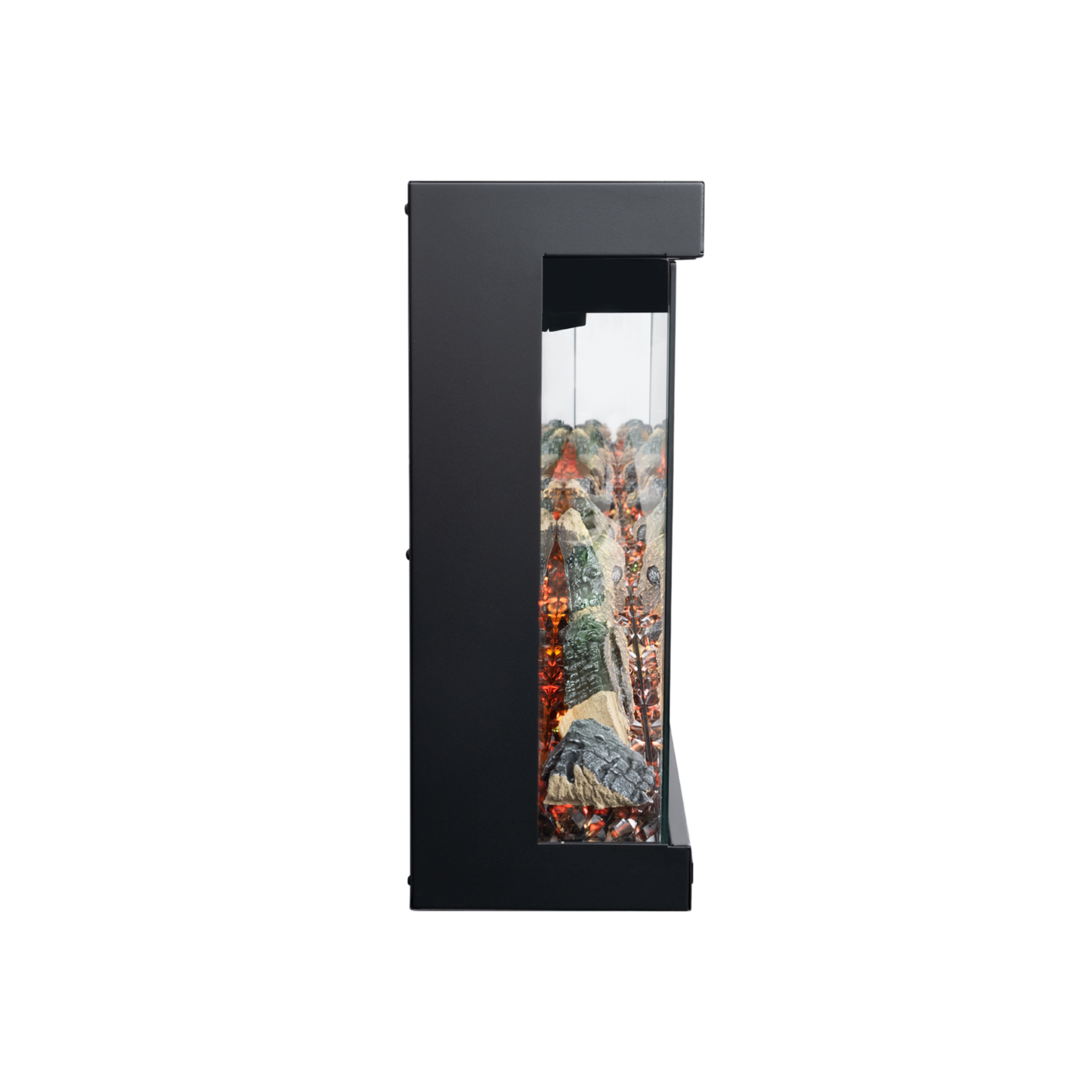 Longford 100" Three Sided Viewing Built-in Recessed / Wall mounted Heater Electric Fireplace