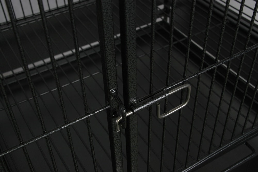 Medium Open Top Bird Parrot Cage With Stands Wheels 168cm High