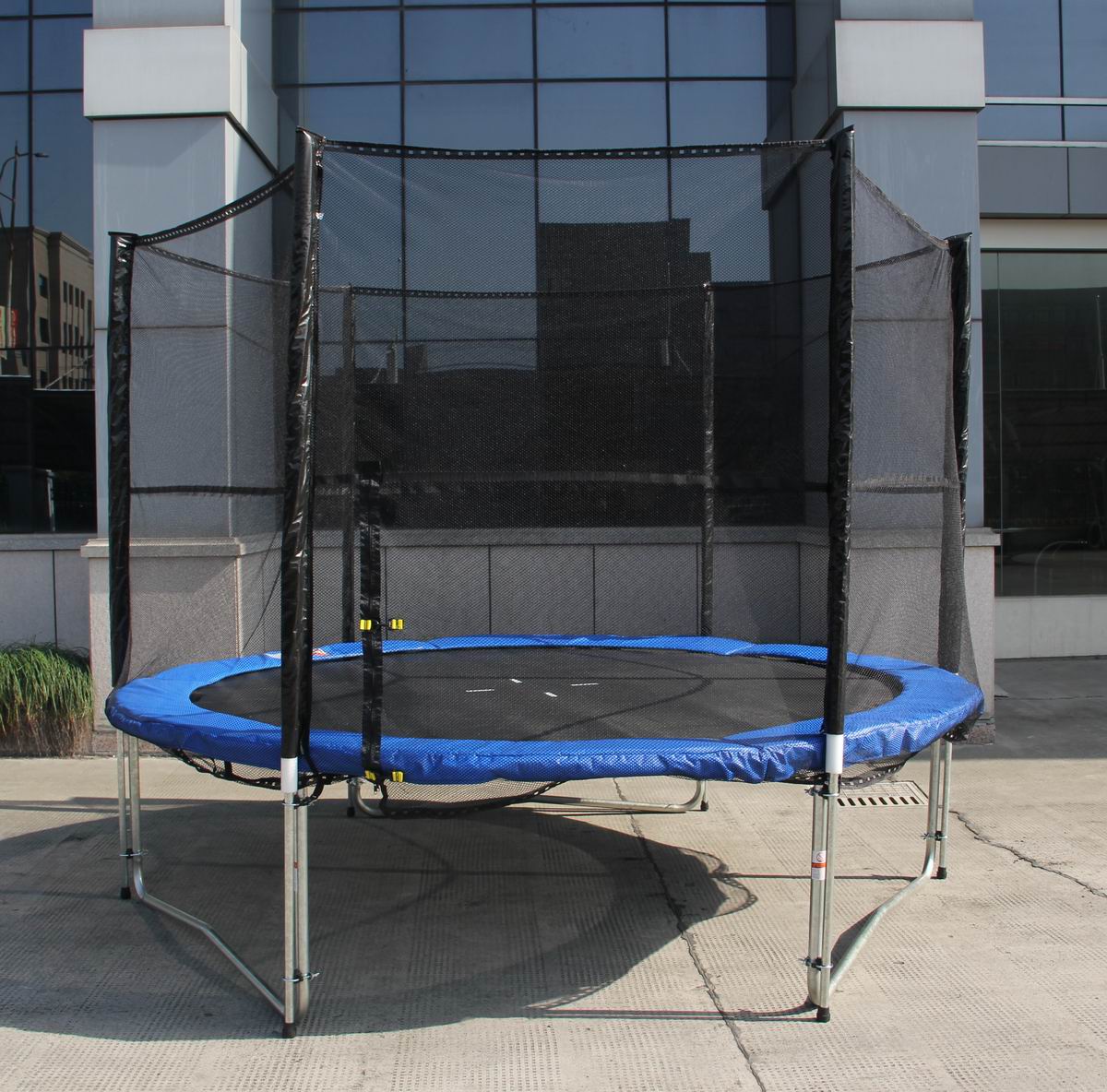 10ft Trampoline Enclosure Set with Safety Net Ladder