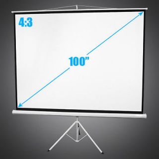 100" (4:3) Tripod Projection Projector Screen