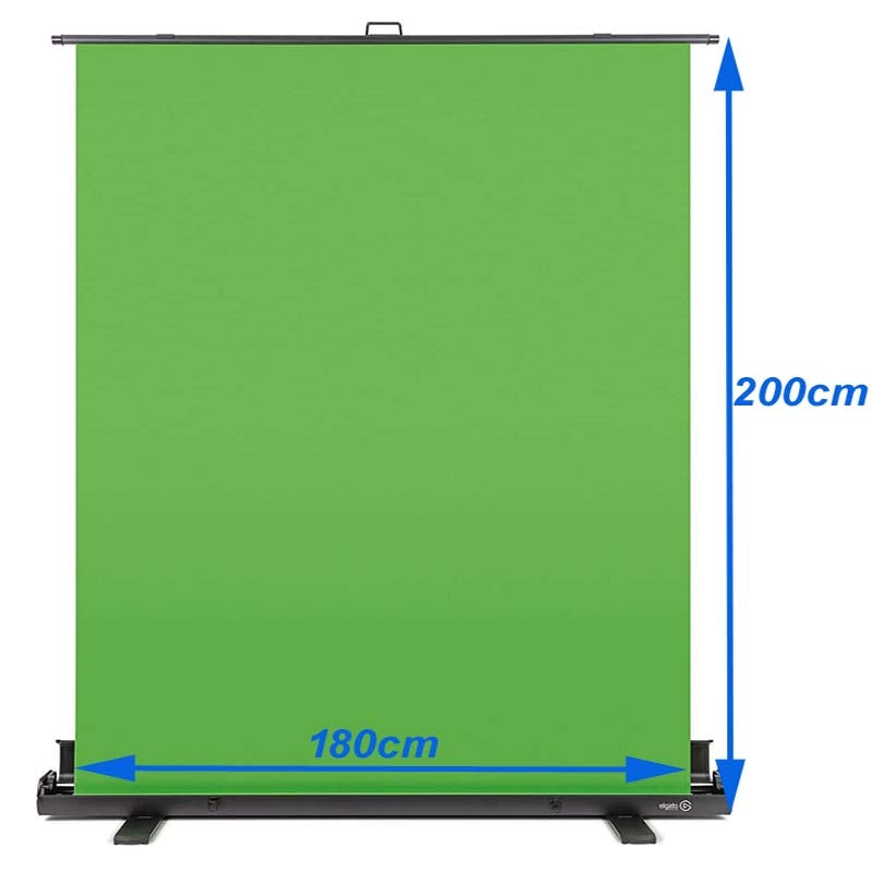 180x200cm Pull Up Auto-locking Green Screen (4:3)