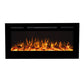 45" Black Built-in Recessed / Wall mounted Heater Electric Fireplace