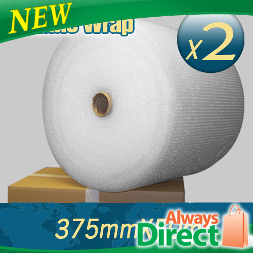 2 x Bubble Wrap 375mm X 50m