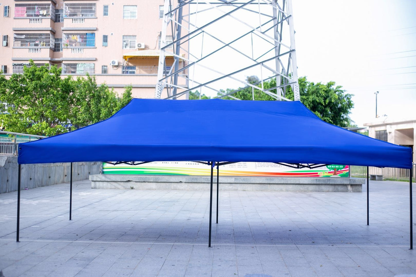 3X6M Folding Gazebo Outdoor Marquee Pop Up Navy Blue