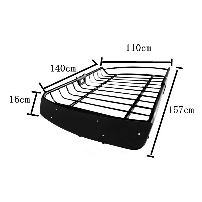 1.6M Universal 4WD Roof Rack/ Car Top Basket Luggage Carrier Holder