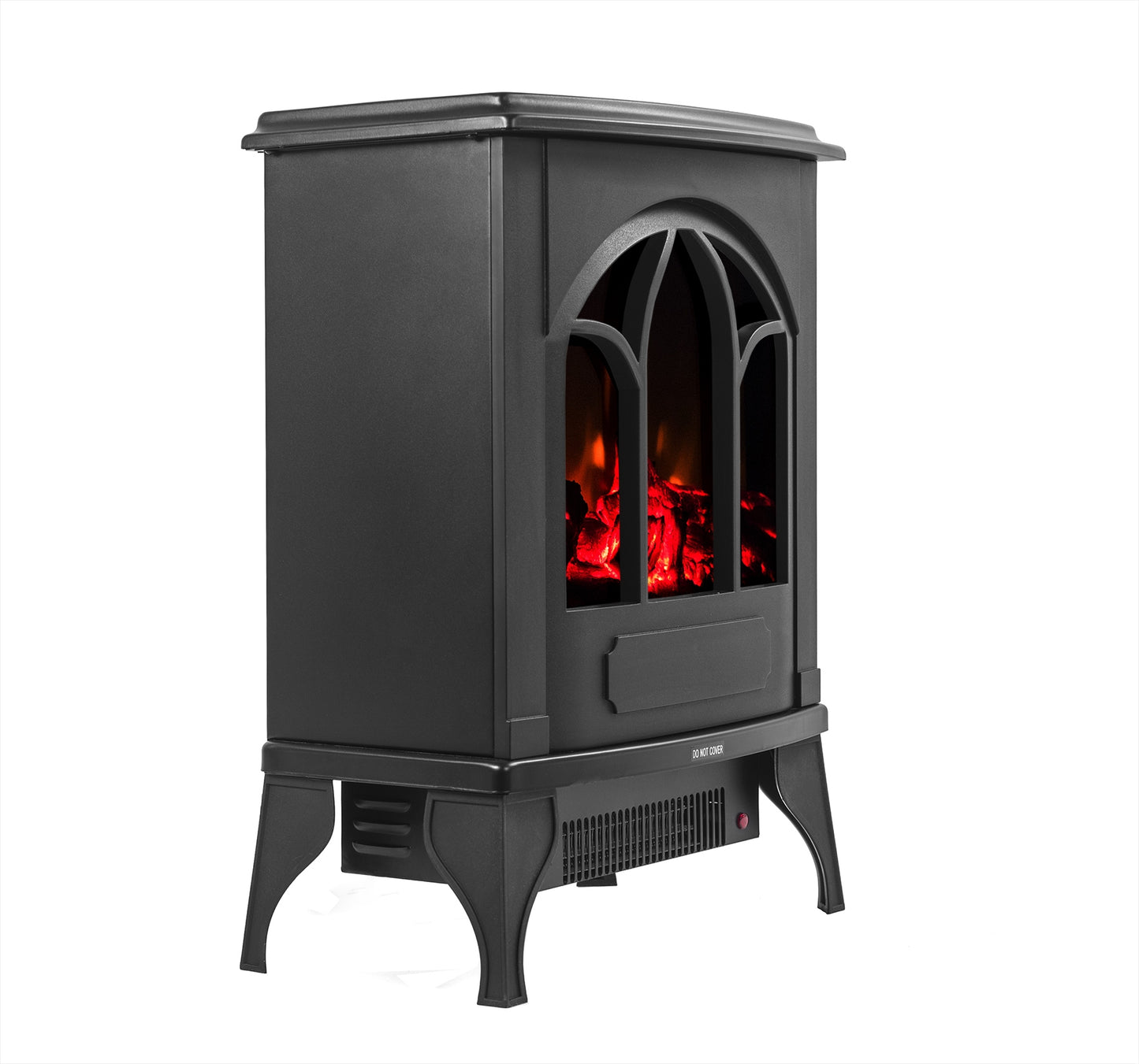 16" Free Standing Electric Fireplace Heater 01