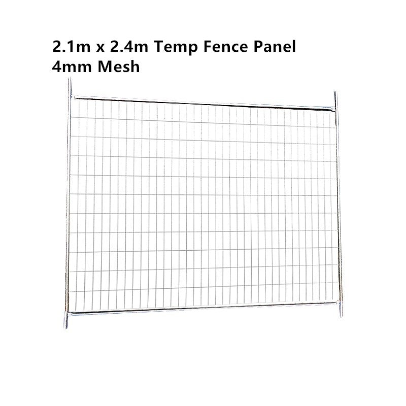 Temporary Fencing Fence 4mm Mesh Panel 2100mmx2400mm