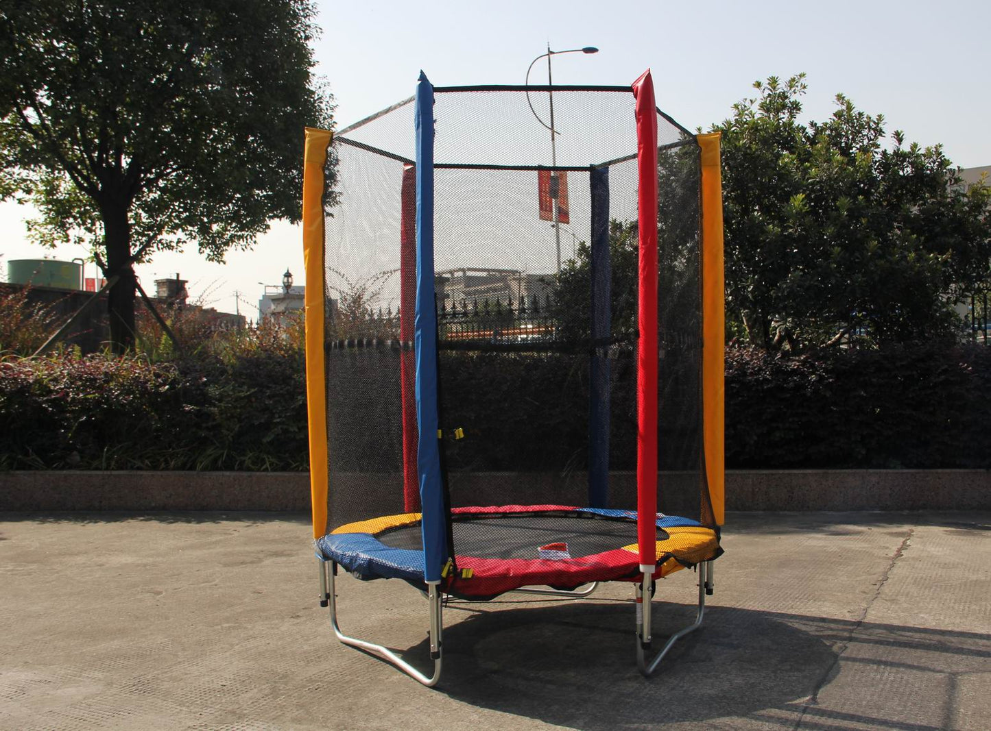 4.5ft Mini Trampoline & Enclosure Set For Indoor and Outdoor