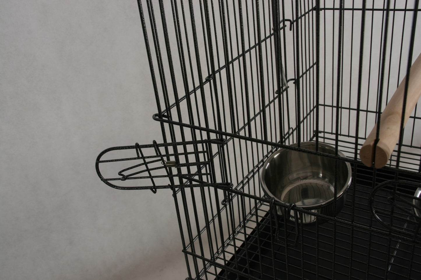 Flat Top Bird Cage Aviary Travel Stand for Budgie Parrot Pet