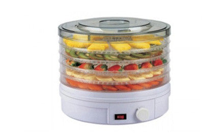 Food Dehydrator Dryer Round with 5 Removable Trays