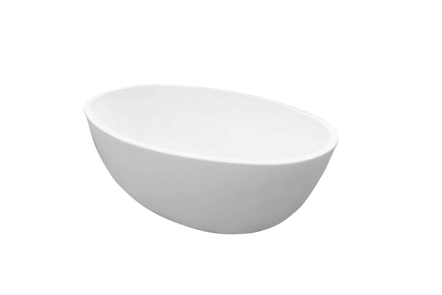 Bathroom Acrylic Free Standing Bath Tub 1750x990x580MM Freestanding Oval 8001