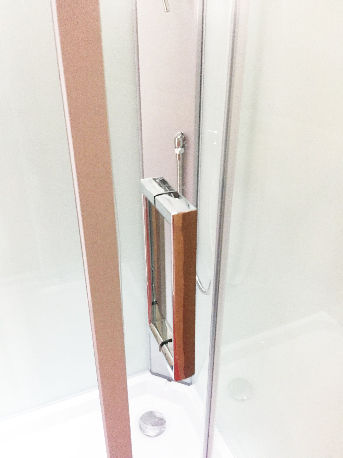 Shower Screen Cubicle Enclosure Bathroom 800x800x2300mm White 8225F