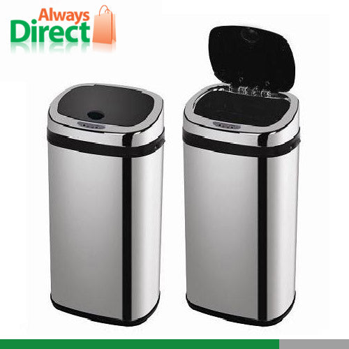 Stainless Steel Sensor Bin for Kitchen Office 50L