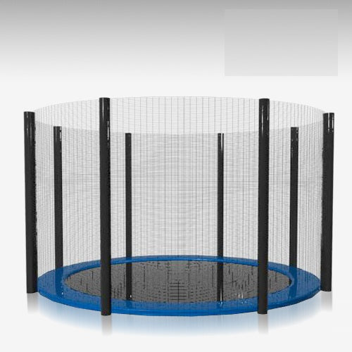 Trampoline Replacement Safety Net 14FT Netting Enclosure 8 Poles