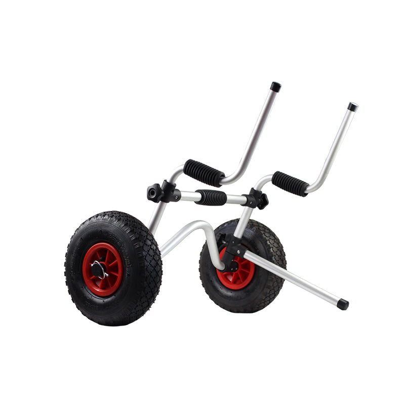 Aluminium Foldable Kayak Collapsible Canoe Wheel Cart Boat Carrier Trolley