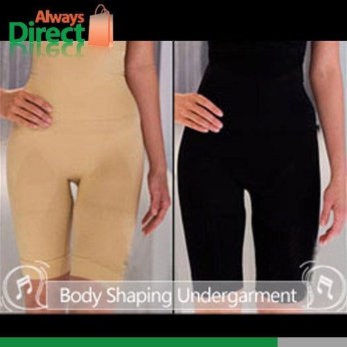 Comfort Slimming Undergarment Body Shaper Size L 2Pcs Black and Beige