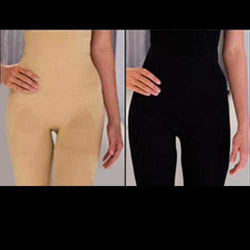 Comfort Slimming Undergarment Body Shaper Size L 2Pcs Black and Beige