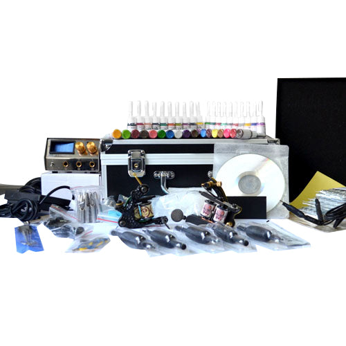 Tattoo Kit Machine 2 Guns 40 Inks Power Supply RRP$800