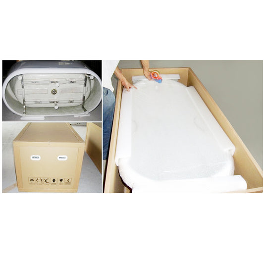 Bathroom Free Standing Bath Tub 1500x750x600 Thin Edge Freestanding (Allure-1500)