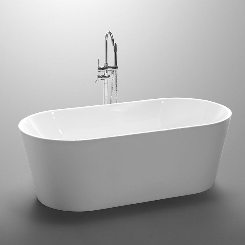 Bathroom Free Standing Bath Tub 1720x820x600 Thin Edge Freestanding (Allure-1720)