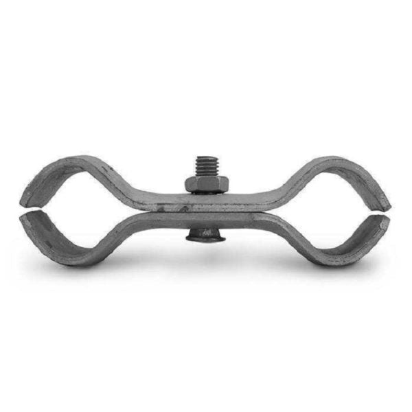 5x 100mm Galvanised Steel Temp Fence Clamp