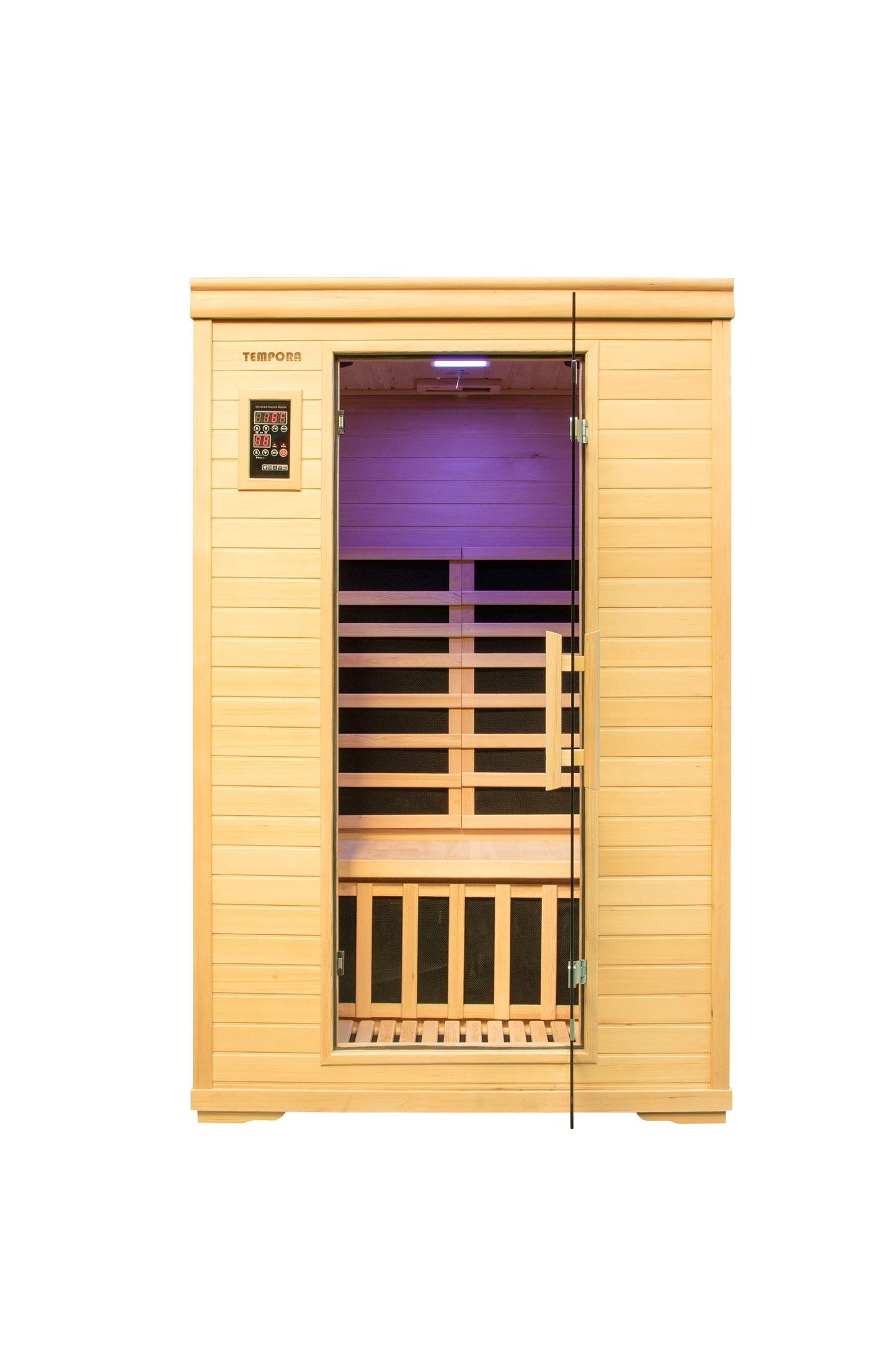 2 Person Luxury Carbon Fibre Infrared Sauna 7 Heating Panels 002C