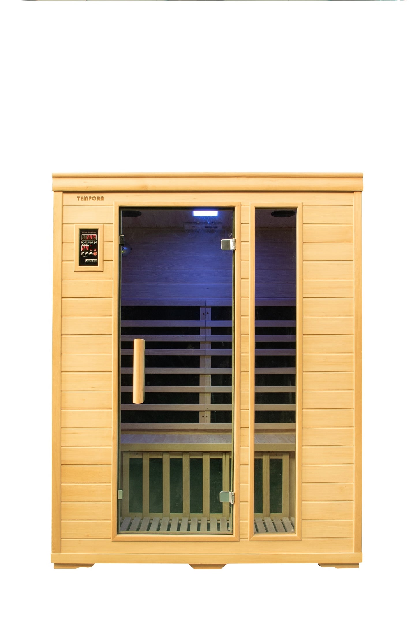 3 Person Luxury Carbon Fibre Infrared Sauna 8 Heating Panel