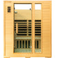 3 Person Luxury Carbon Fibre Infrared Sauna 8 Heating Panel