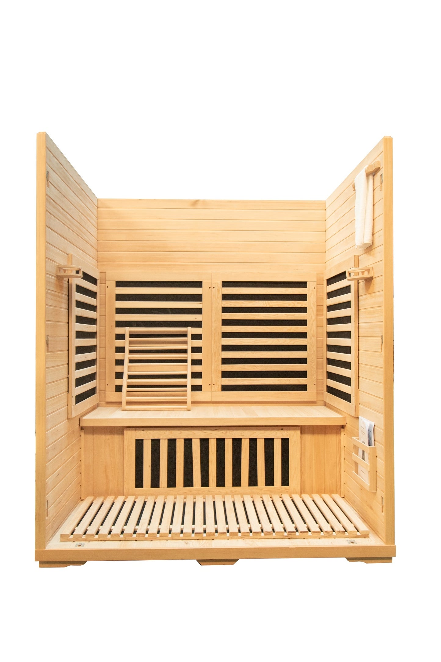 3 Person Luxury Carbon Fibre Infrared Sauna 8 Heating Panels 003F