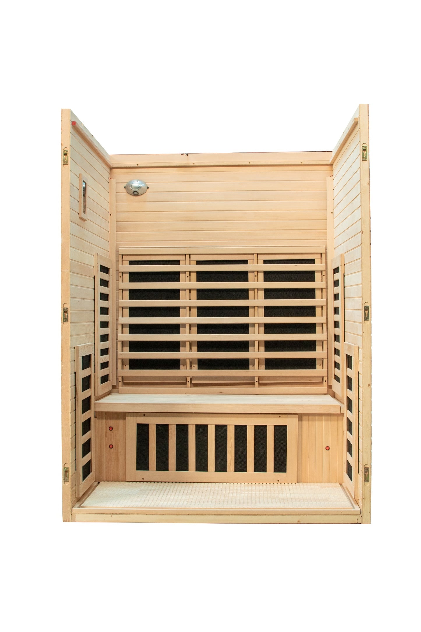 New Model 3 Person Luxury Indoor Carbon Fibre Infrared Sauna 12 Heating Panels