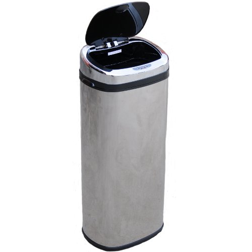 Stainless Steel Sensor Bin for Kitchen Office 50L