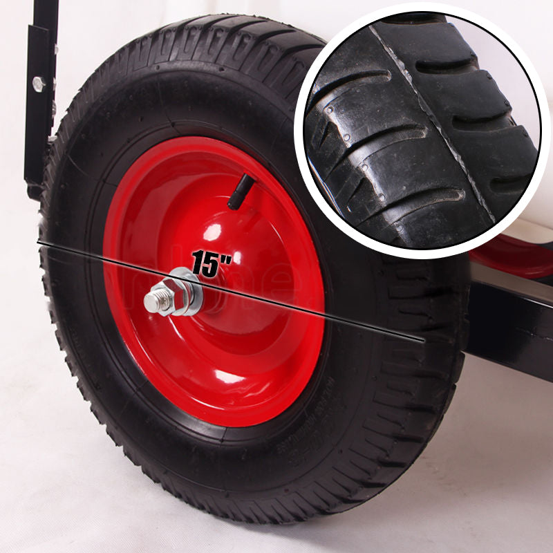 60L 12V ATV Tow Behind Sprayer 250cm Boom Weed Trailer Spray