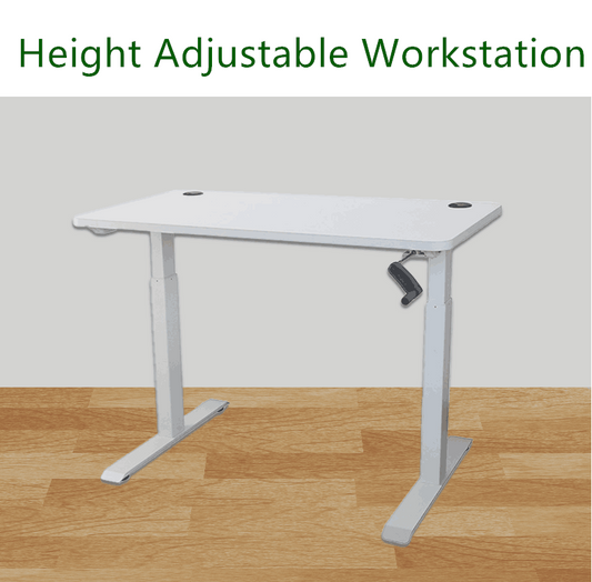 Manual Height Adjustable Stand Up Computer Desk Frame only